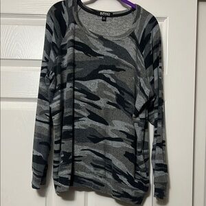 Buffalo David Bitton Camouflage Long Sleeve Sweater